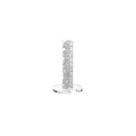 GB - CRUSHED ICE TUBE FOR 5 L JUICE AND MILK DISPENSERS CLEAR ACRYLIC ⌀16 x 23.5 CM