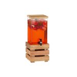 GB - WENGE CRATE JUICE DISPENSER 6 L / 20 x 20 x 48 CM