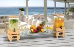 GB - WENGE CRATE JUICE DISPENSER 8 L / 20 x 20 x 52 CM - Image 2