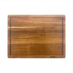 LUKANDA - ACACIA WOODEN CUTTING BOARD WITH GROOVE 32.5 x 26.5 x 2 CM