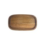 LUKANDA - ACACIA OVAL BREAD PLATE 25 x 14 x 3.2 CM