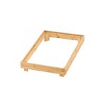 GB - WOODEN HEIGHT EXTENSION FRAME ECO BAMBOO GN 1/1 53 x 32.5 x 6.5 CM