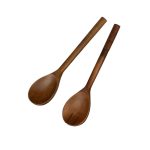 BUFFET CHOICE - MANGO WOODEN FORK AND SPOON SET 30 x 7.5 CM