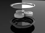 GB - PROFIT COOLING TRAY ⌀38 CM BLACK WITHOUT LID - Image 2