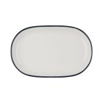 ID FINE - MODEST NAVY OVAL PLATTER 33 CM