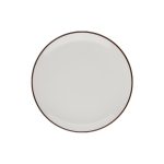 ID FINE - MODEST BROWN FLAT PLATE 21 CM