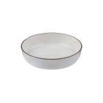 ID FINE - MODEST BROWN DEEP BOWL 21 CM