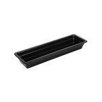 BNOV - BLACK MELAMINE GN 2/4 x 65 MM