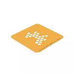 SILIKOMART - STENCIL MIELE SET OF 2 SILICONE MOULDS YELLOW 100 x 77 MM H: 1 MM / 3 ML