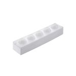 SILIKOMART - MUL3D EGG SILICONE MOULD 50 x 73 MM / 5 x 100 ML + POLYCARBONATE TRAY