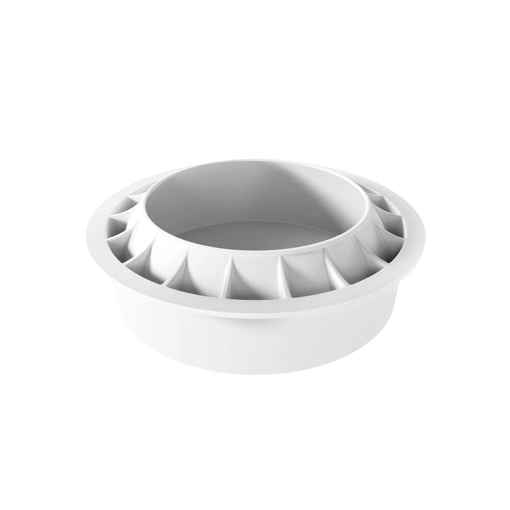 25.449.87.0065.jpg SILIKOMART - KIT CHOCO GLOBE SILICONE MOULD WHITE ⌀150 MM H: 50 MM + TRITAN MOULD ⌀150 MM H: 75 MM - Image 1