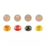 SILIKOMART - SEMISFERA01 + CHOCO STAMP A CH013 TRITAN MOULD N.24 ⌀31 H: 16 MM + 4 STAMPS HAN - Image 12