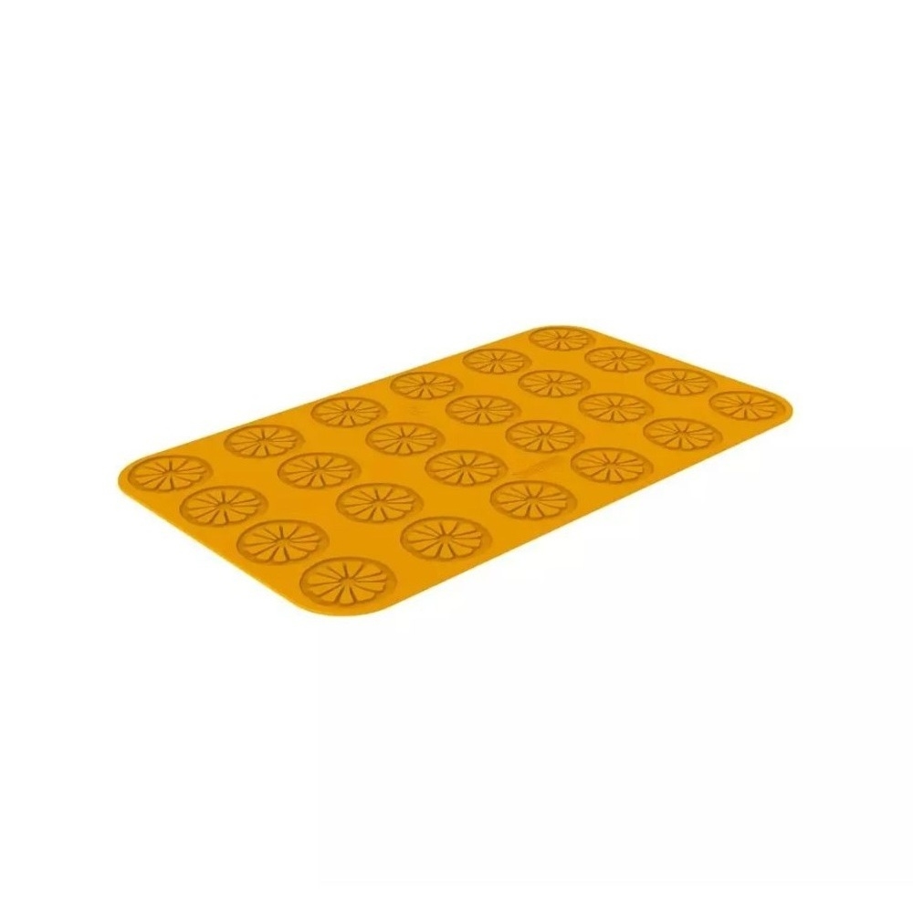 33.319.36.0065.jpg SILIKOMART - ARANCIA LIMONE SILICONE MOULD N.24 YELLOW ⌀60 MM H: 2 MM / 2.2 ML - Image 1