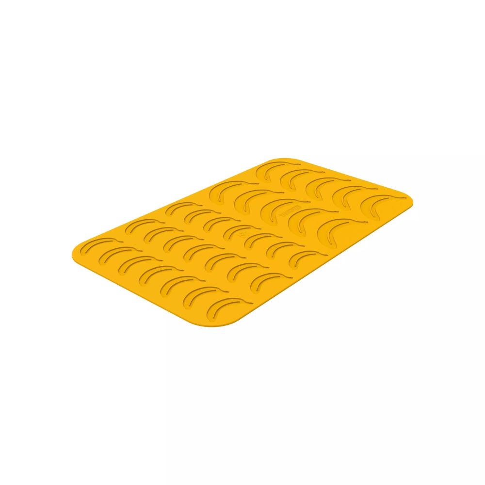 33.322.36.0065.jpg SILIKOMART - BANANA SILICONE MOULD N.10 YELLOW 103 x 52 MM H: 2 MM - N.21 62 x 31 MM H: 2 MM - Image 1