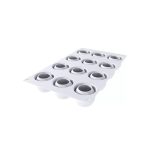 SILIKOMART - SECRET 40 SILICONE MOULD N.12 WHITE ⌀45 MM H: 35 MM / 40 ML