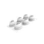 SILIKOMART - GIVRE 90 SILICONE MOULD N.6 WHITE ⌀60 MM H: 45 MM / 90 ML - Image 3