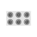 SILIKOMART - GIVRE 90 SILICONE MOULD N.6 WHITE ⌀60 MM H: 45 MM / 90 ML - Image 4
