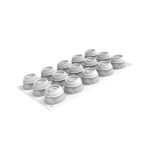 SILIKOMART - GIVRE 30 SILICONE MOULD N.15 WHITE ⌀40 MM H: 30 MM / 30 ML - Image 3