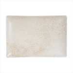 GTSA - PORCELAIN RECTANGULAR PLATTER SAND 37 x 24 CM