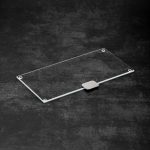 GLS - GLASS BENDO COVER RECTANGULAR CLEAR 32 x 16 CM