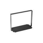 GLS - PICNIC BENDO BASKET BLACK MATT 22 x 8.5 x 25 CM