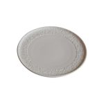 STYLE - CHALK COUPE PLATE FOOTED 24 CM