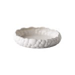 RAW - BUBBLE CURVED BOWL WHITE 24.5 x 5.5 CM / 1.5 L