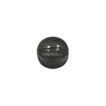 RAW - CRACKLED GLASS BOWL WITH LID GREY 7 CM