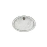 GLS - GLASS COVER WITH HANDLE FOR FOOTED BOWL 15 x 2 CM