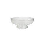 GLS - GLASS FOOTED BOWL 14 x 8 CM