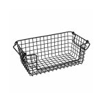 VERLO - BASKET OPEN-SIDE STEEL BLACK GN 1/3 / 31.5 x 17 x 12 CM