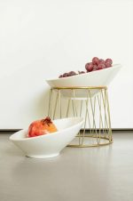 VERLO - ANGLED BUFFET BOWL PORCELAIN WHITE 1.6 L / 29 x 14 CM - Image 3