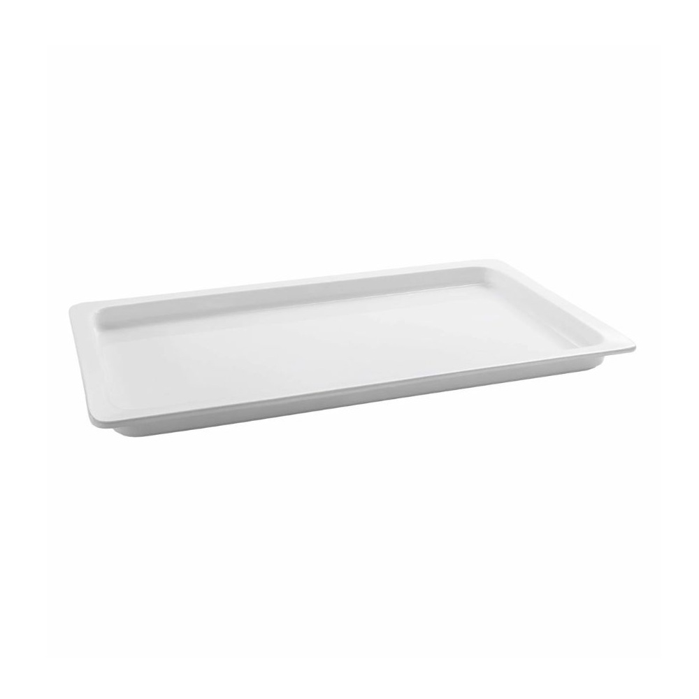 V-BUGN-11022-2.jpg VERLO - BUFFET CONTAINER PORCELAIN WHITE GN 1/1 / 53.5 x 33.5 x 2.2 CM - Image 1