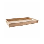 VERLO - MANGO WOOD RECTANGULAR TRAY 46 x 30 x 6 CM