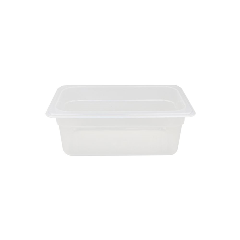 03-716.jpg FRESH PACK - POLYPROPYLENE GN CONTAINER WITH HACCP CLIPS 1/4 x 100 MM / 2.6 L - Image 1