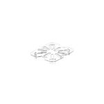 FRESH PACK - POLYPROPYLENE GN DRAINER 1/6