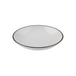 ID FINE - MODEST BROWN DEEP PLATE 22 CM