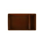 BNOV - MELAMINE SERVING BOX BROWN/WHITE 41 x 24.4 x 6 CM - Image 5