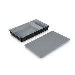 BNOV - MELAMINE SERVING BOX GREY/BLACK/WHITE 41 x 24.4 x 6 CM - Image 4