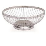 *DISCONTINUED - WAS - ST/ST BREAD BASKET 22 x 17 x 9 CM
