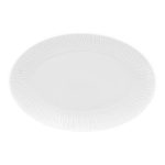 ALAR - SILICE PLISE OVAL PLATE 40.5 x 31 CM