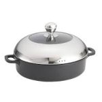 *DISCONTINUED - TC - DIE-CAST ROUND CASSEROLE 28 CM WITH LID