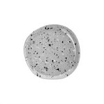 GLS - TERRAZZO FLAKES GREY GLASS CLAM PLATE 16 CM - Image 2