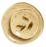 GLS - TERRAZZO FLAKES SAND GLASS CLAM PLATE 16 CM - Image 3