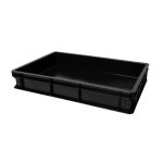 GENUS DEI - PIZZA DOUGH BOX 60 x 40 x 10 CM BLACK