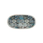 CV - TILES OVAL PLATTER 30 x 15 CM