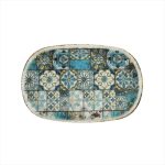 CV - TILES OVAL PLATTER 34 x 22 CM