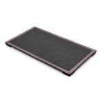 XM - MELAMINE BLACK WOOD EFFECT RECTANGULAR PRESENTATION PLATTER 52.5 x 32 CM