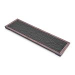 XM - MELAMINE BLACK WOOD EFFECT RECTANGULAR PRESENTATION PLATTER 52.5 x 16 CM