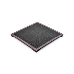 XM - MELAMINE BLACK WOOD EFFECT SQUARE PRESENTATION PLATTER 32 x 32 CM